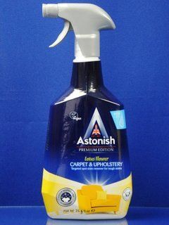 Изображение Средство (спрей) для чистки ковров и мебельной обивки Astonish Carpet & Upholstery (750 мл.) AstonishCarpet750, внешний вид и детали продукта