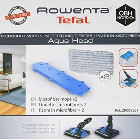 Зображення Комплект серветок Aqua Head для акумуляторного пилососа Rowenta (ZR009501) ZR009501, зовнішній вигляд та деталі продукту