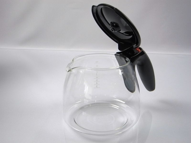 Изображение Колба стеклянная с крышкой для кофеварки Braun (63104704) 63104704, внешний вид и детали продукта