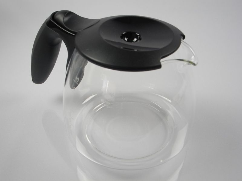 Изображение Колба стеклянная с крышкой для кофеварки Braun (63104704) 63104704, внешний вид и детали продукта