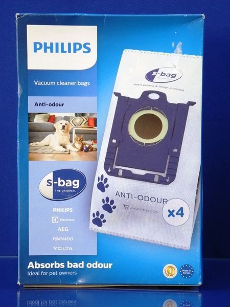 Зображення Набір антиалергенних мішків для пилососу Philips (883802304010), (9001684597) 883802304010, зовнішній вигляд та деталі продукту