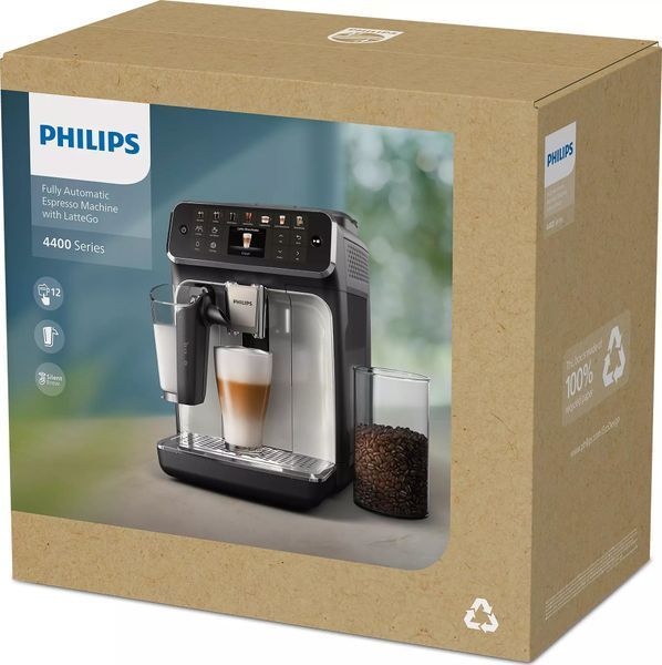 Изображение Кавоварка Philips Series 4400 EP4446/70 EP4446/70, внешний вид и детали продукта