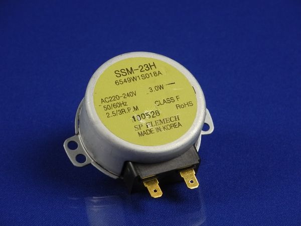 Зображення Мотор для мікрохвильової печі LG SSM-23H (6549W1S018A) 6549W1S018A, зовнішній вигляд та деталі продукту