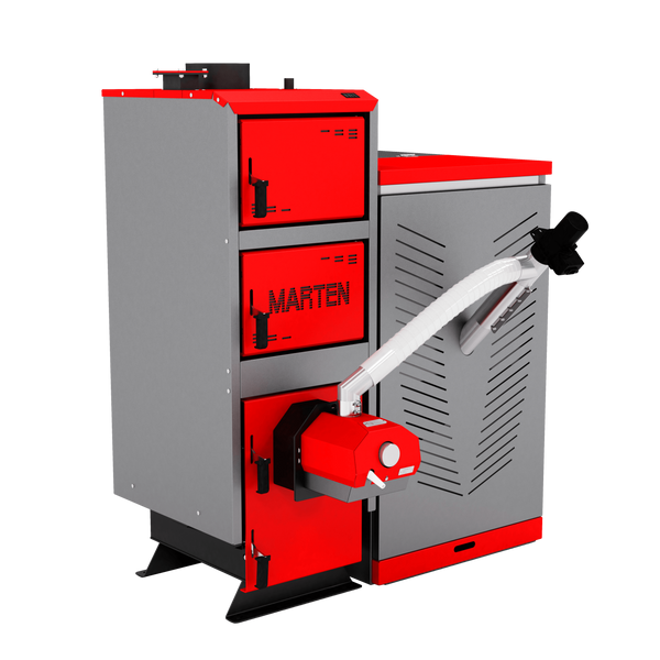 Твердотопливный пеллетный котел Marten Comfort Pellet MCP-80, мощность 80 кВт, отопление до 800 м&sup2; &mdash; фото 4