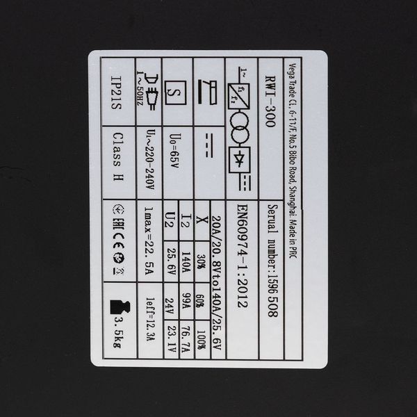 Изображение Инверторный сварочный аппарат Procraft Industrial RWI300 2026 073005, внешний вид и детали продукта