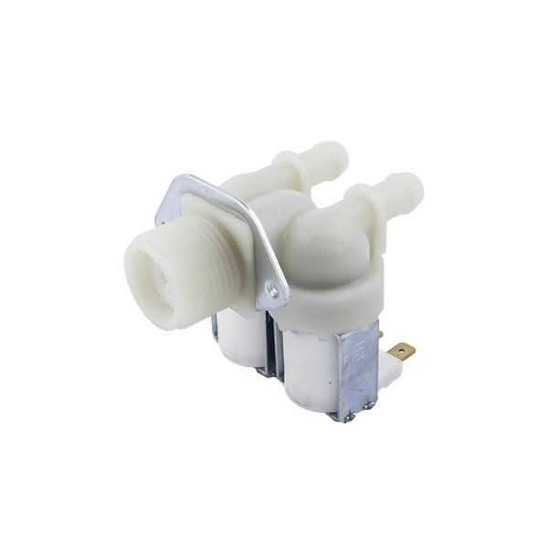 Зображення Клапан подачі води для пральної машини 2WAY/180/10mm Indesit (C00045951) C00045951, зовнішній вигляд та деталі продукту