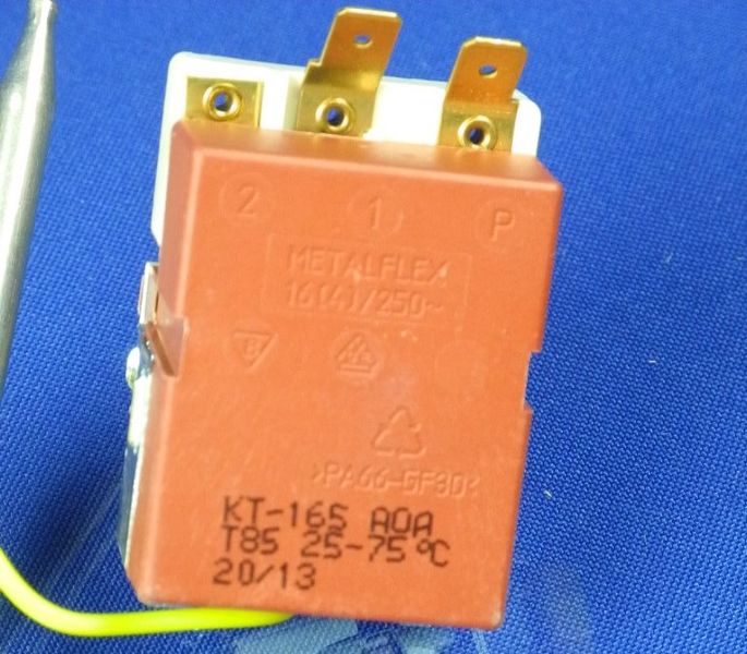 Зображення Терморегулятор TR2 0325 (C549012A) 16A для бойлера Gorenje (235210), (487008) 235210, зовнішній вигляд та деталі продукту