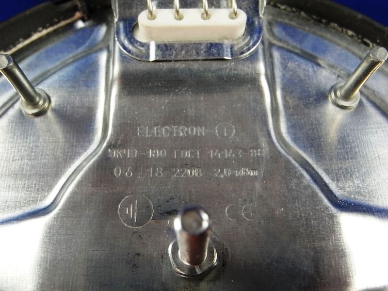 Изображение Конфорка для электроплиты, D=180 мм. мощность 2000W (ELECTRON-T) Э180/2000, внешний вид и детали продукта