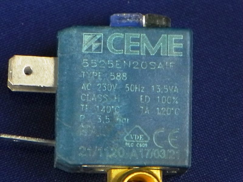 Зображення Електромагнітний клапан кавомашини DELONGHI 5525EN20SAIF (SC25010003) VAL-007, зовнішній вигляд та деталі продукту