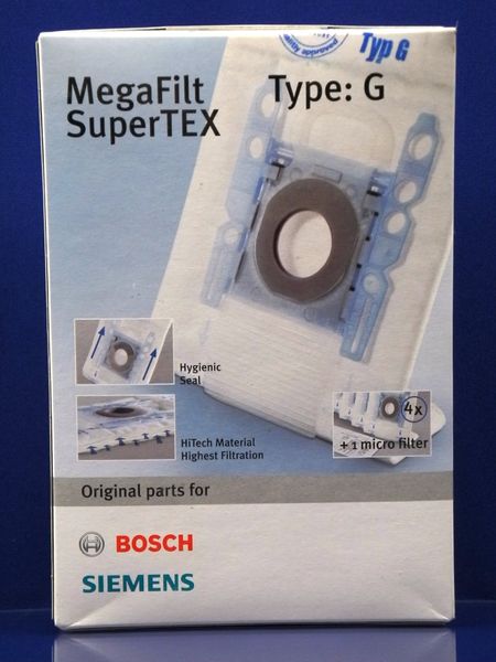 Изображение Набор мешков-пылесборников MegaFilt® SuperTEX BOSCH BBZ 41 FG (BBZ41FG), (00468383) (17000940) BBZ41FG, внешний вид и детали продукта