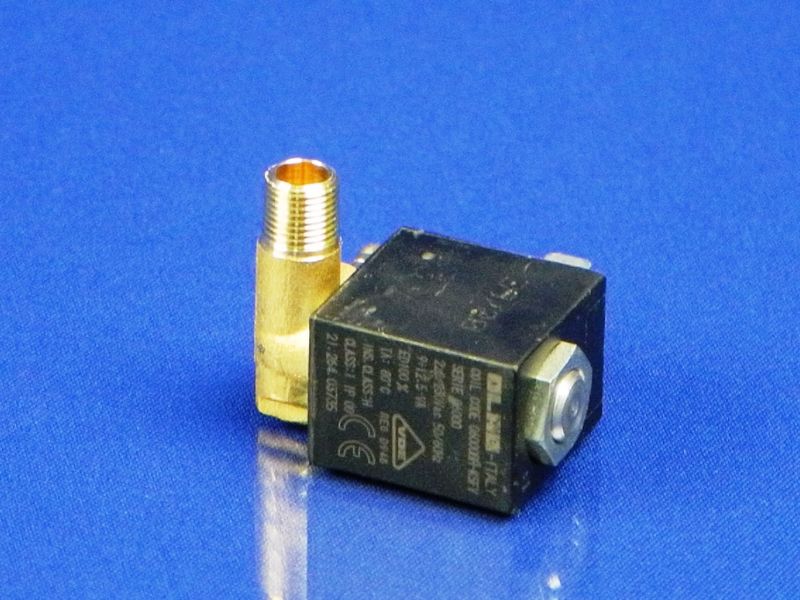 Зображення Електромагнітний клапан OLAB для кавомашин, прасок (трубка ліворуч) (06000BH-K5FV) VAL-008, зовнішній вигляд та деталі продукту