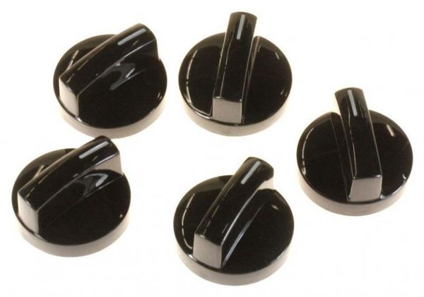 Зображення Комплект ручок для плити (духовки) Bosch (00610853) 00610853, зовнішній вигляд та деталі продукту