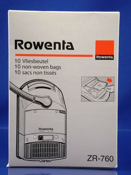Изображение Набор мешков пылесборников для пылесоса Rowenta (ZR760) ZR760, внешний вид и детали продукта