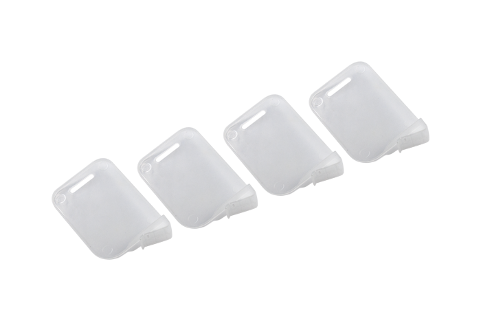 Universal shelf divider for refrigerator, 67x50 mm, set of 4