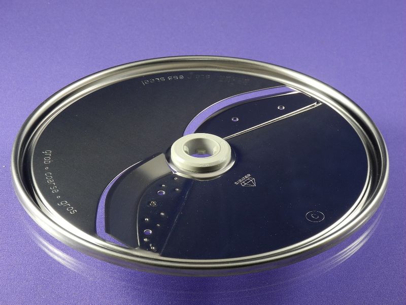 Зображення Двосторонній диск для товстої/тонкої нарізки для кухонного комбайна Braun (63210632) 63210632, зовнішній вигляд та деталі продукту
