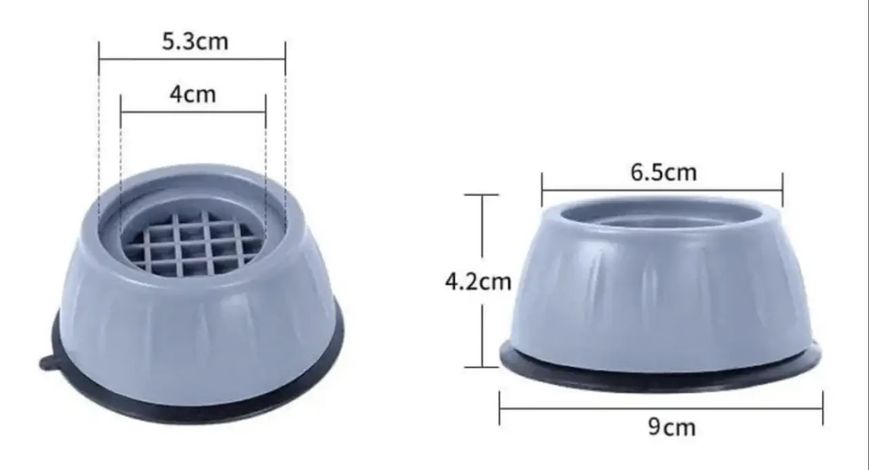Изображение Антивибрационные подставки для стиральной машины AVWM100, внешний вид и детали продукта