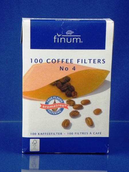 Изображение Конусные фильтры для кофеварок Finum №4 Finum №4, внешний вид и детали продукта