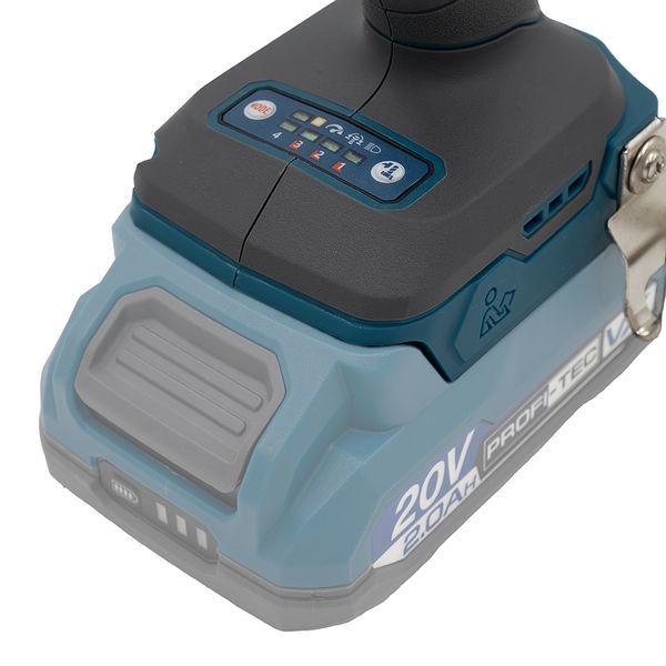Зображення Акумуляторний імпульсний гвинтоверт PROFI-TEC PPID2620 POWERLine (2&times;PT2020VX (2.0 Аг), зарядний пристрій) PROFI-TEC-007132, зовнішній вигляд та деталі продукту