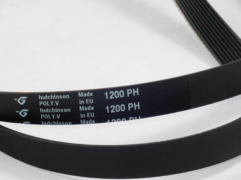 Изображение Ремень для стиральных машин (черный) 1200 H9 1200 H9 черный, внешний вид и детали продукта