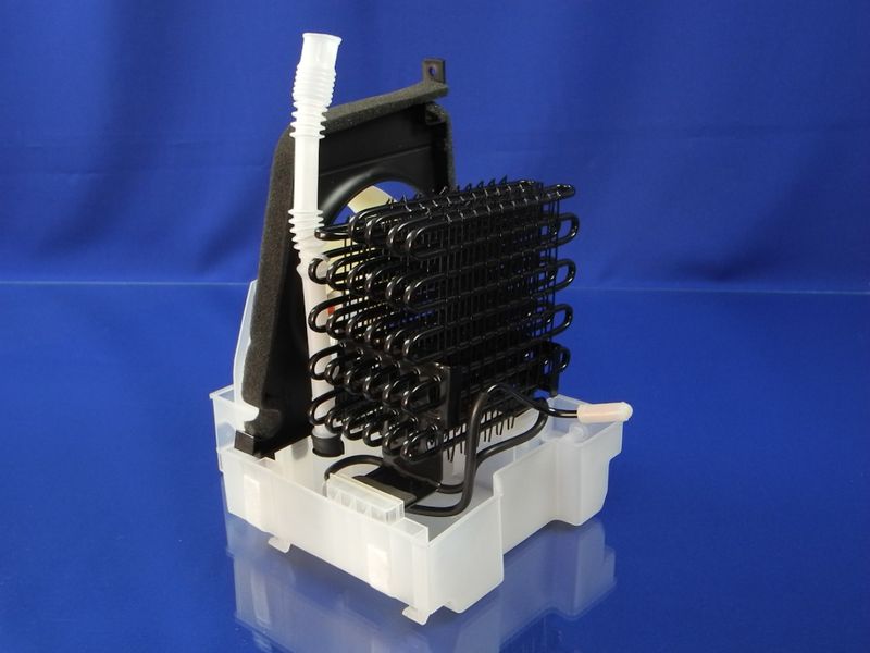 Зображення Двигун вентилятора в зборі з конденсатором і лотком для крапель холодильника LG (AJP73016603) AJP73016603, зовнішній вигляд та деталі продукту
