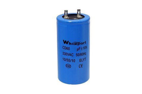 CD60 150 &micro;F 300 V start capacitor with terminals (045)