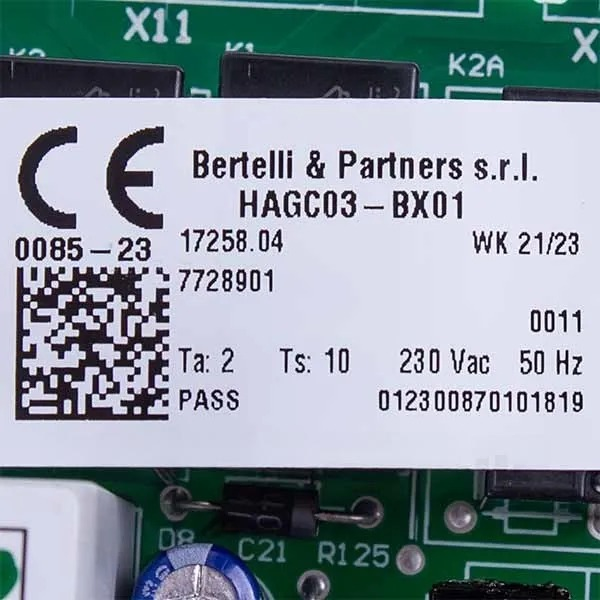 Зображення Плата керування HAGC03-BX01 для газового конденсаційного котла Baxi Duo-Tec Compact 7726557 7726557, зовнішній вигляд та деталі продукту