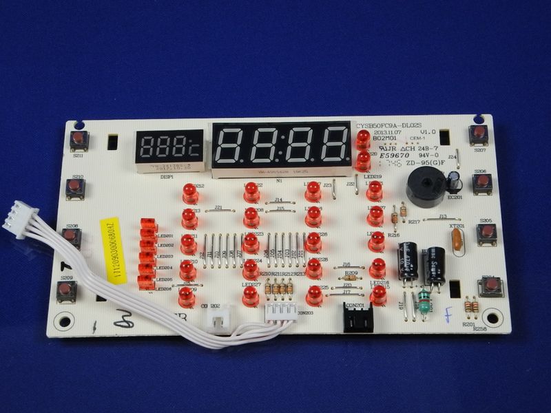 Зображення Плата (модуль) індикації для мультиварки Moulinex CE503132 (SS-994529) SS-994529, зовнішній вигляд та деталі продукту