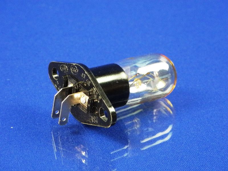 Зображення Лампочка для мікрохвильової печі (20 Вт) (загнуті контакти) 6912W3B002A, зовнішній вигляд та деталі продукту