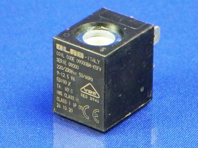 Зображення Котушка електромагнітного клапана для кавомашини OLAB (09000BH-K5FV) KFM-001, зовнішній вигляд та деталі продукту