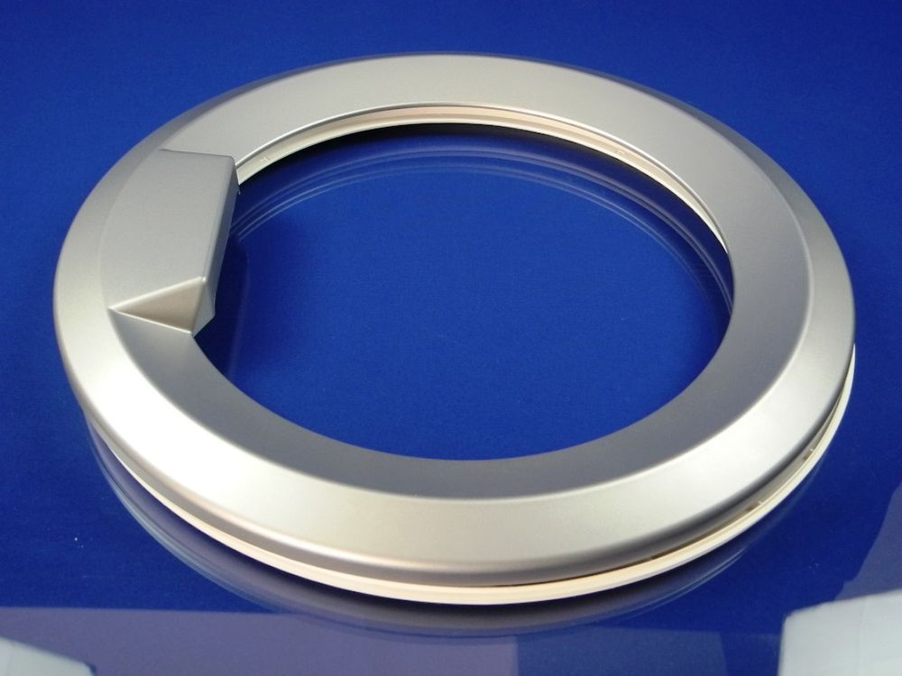 Washer door bezel, silver (MKAU.711141.003, MKAU.711658.002, AT-222)