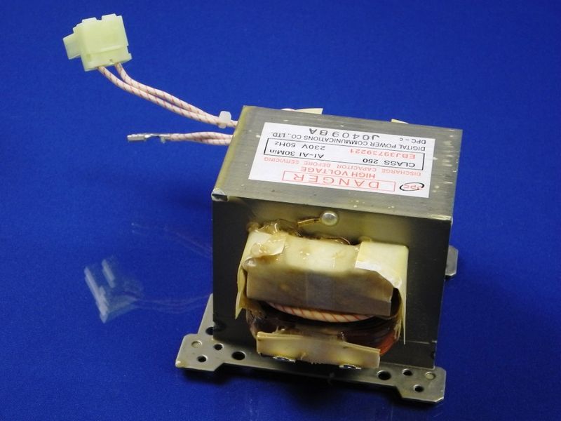 Изображение Трансформатор высоковольтный для микроволновой печи LG (EBJ39739221) EBJ39739221, внешний вид и детали продукта