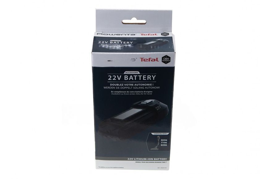 Зображення Акумулятор 22В Li‑Ion для пилососу Rowenta X‑Force Flex8.60 (ZR009700) ZR009700, зовнішній вигляд та деталі продукту