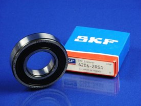 Изображение Подшипник для стиральных машин SKF 6206 2RS (France) 6206 F RS2, внешний вид и детали продукта