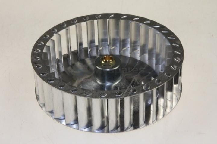 Изображение Крыльчатка вентилятора ALUM. для сушки Indesit (482000023038) C00255435 482000023038, внешний вид и детали продукта