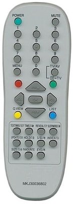 Зображення Пульт для телевізора LG (MKJ30036802-1) MKJ30036802-1, зовнішній вигляд та деталі продукту