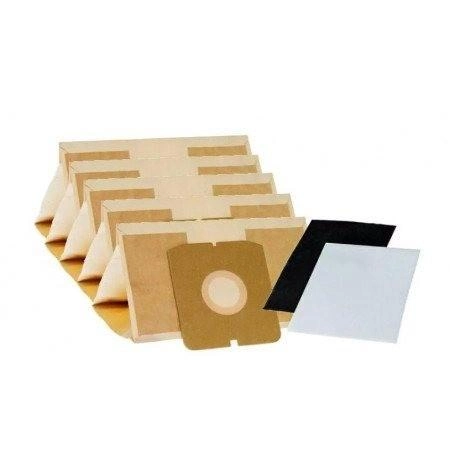 Изображение Мешки бумажные (5 шт и 2 фильтра в наборе) для пылесоса ZELMER (1500.0057) 1500.0057, внешний вид и детали продукта