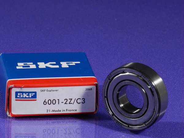 Зображення Підшипник SKF 6001-2Z/C3 (France) 6001 F, зовнішній вигляд та деталі продукту
