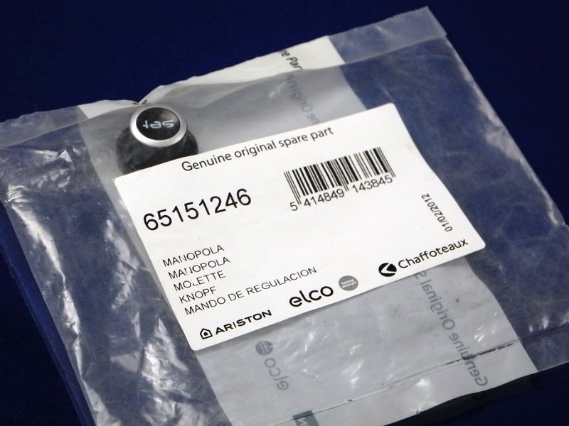 Зображення Ручка регулювання температури для бойлера ARISTON серії ABS VLS (65151246) 65151246, зовнішній вигляд та деталі продукту