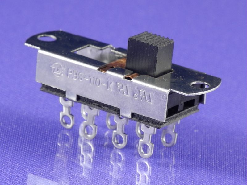 Изображение Кнопка фена 3-х позиционная (3A 250V) (6A 125V) фен, внешний вид и детали продукта