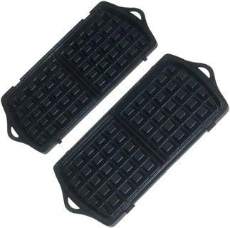 Waffle grilling plates set (2 pcs) for Moulinex electric grill (TS-01035830)