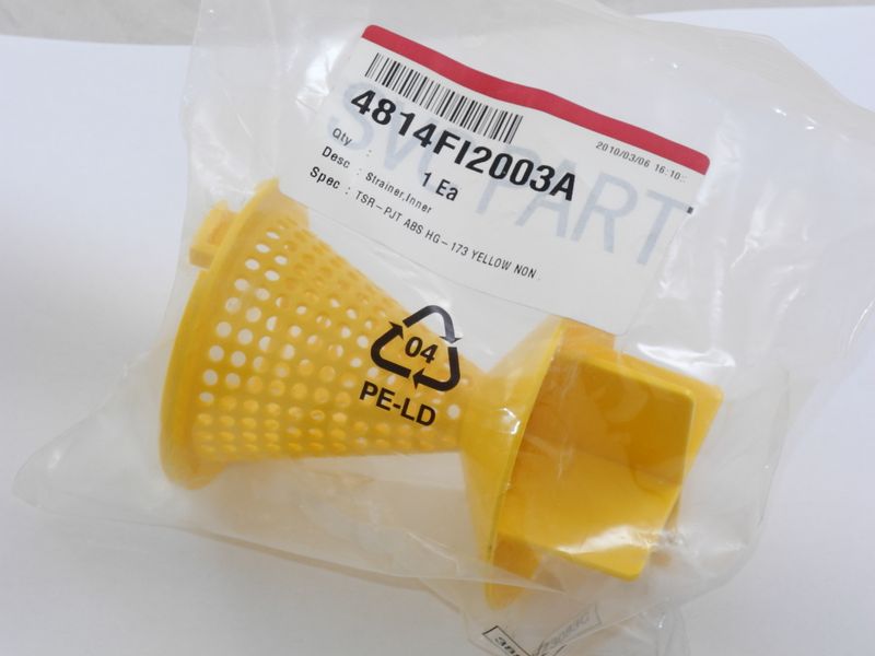 Зображення Пластиковий конусний фільтр сітка-циклон для пилососа LG (4814FI2003A) 4814FI2003A, зовнішній вигляд та деталі продукту