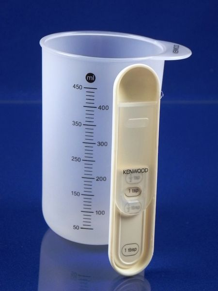 Изображение Мерный стакан (450 мл.) + ложечка для хлебопечей Kenwood (KW702933) KW702933, внешний вид и детали продукта