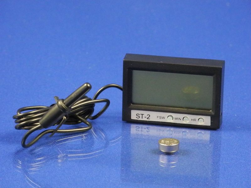 Зображення Цифровий термометр з виносним датчиком ST-2 (-50 до +70°С) ST-2-50+70, зовнішній вигляд та деталі продукту