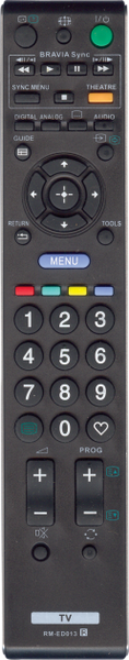 Изображение Пульт для телевизора Sony (RM-ED013) RM-ED013, внешний вид и детали продукта