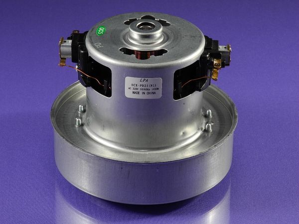 Зображення Мотор пилососа LG 1400W (4681FI2451A), (H-115 мм., D-130 мм.) HCX-PD25 (1), зовнішній вигляд та деталі продукту