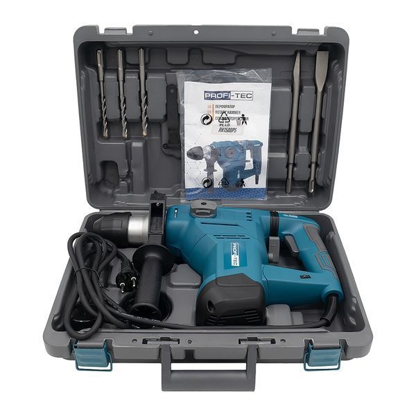 Зображення Перфоратор PROFI-TEC RH1500P5 PROFI-TEC-007084, зовнішній вигляд та деталі продукту