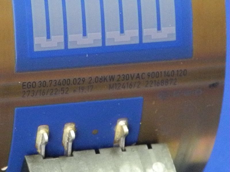 Зображення ТЕН для помпи циркуляційної Bosch H=55 мм, D=75 мм. (12019637), (30.73400.032) 00000013294, зовнішній вигляд та деталі продукту