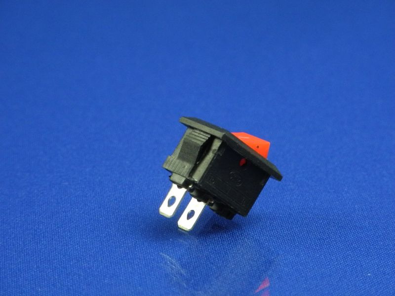 Изображение Переключатель ON/OFF, красный, 2 pin (KCD1-101 (250V, 6A)) P2-0102, внешний вид и детали продукта