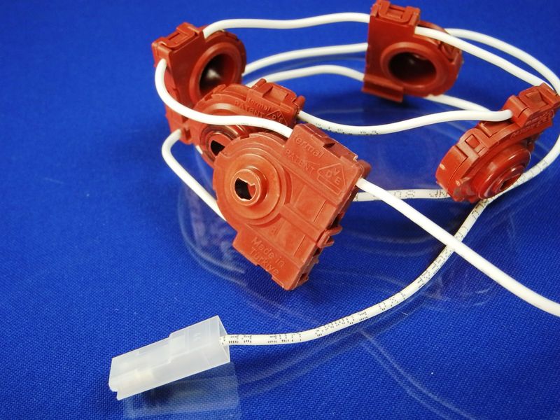 Изображение Микровыключатели блока поджига для газовой плиты Bosch (00495580) (268539) 495580, внешний вид и детали продукта