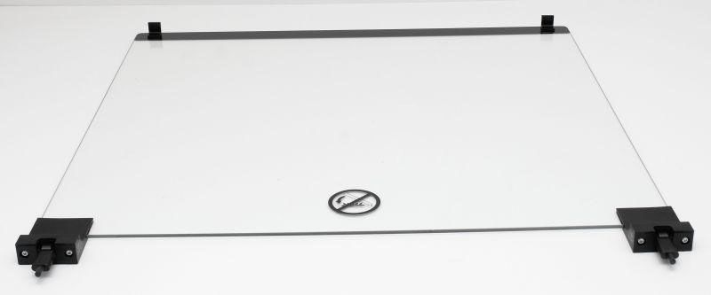 Зображення Кришка скляна верхня для плити PKS 6-201 RAL9005 ASSY MOR Gorenje (882370) 882370, зовнішній вигляд та деталі продукту